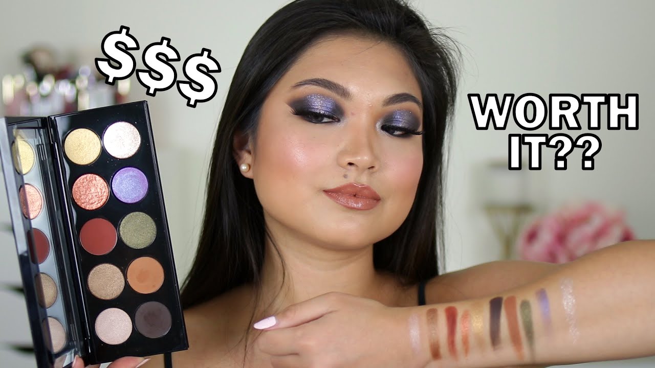 PAT MCGRATH MOTHERSHIP VI MIDNIGHT SUN SWATCHES & TRY ON