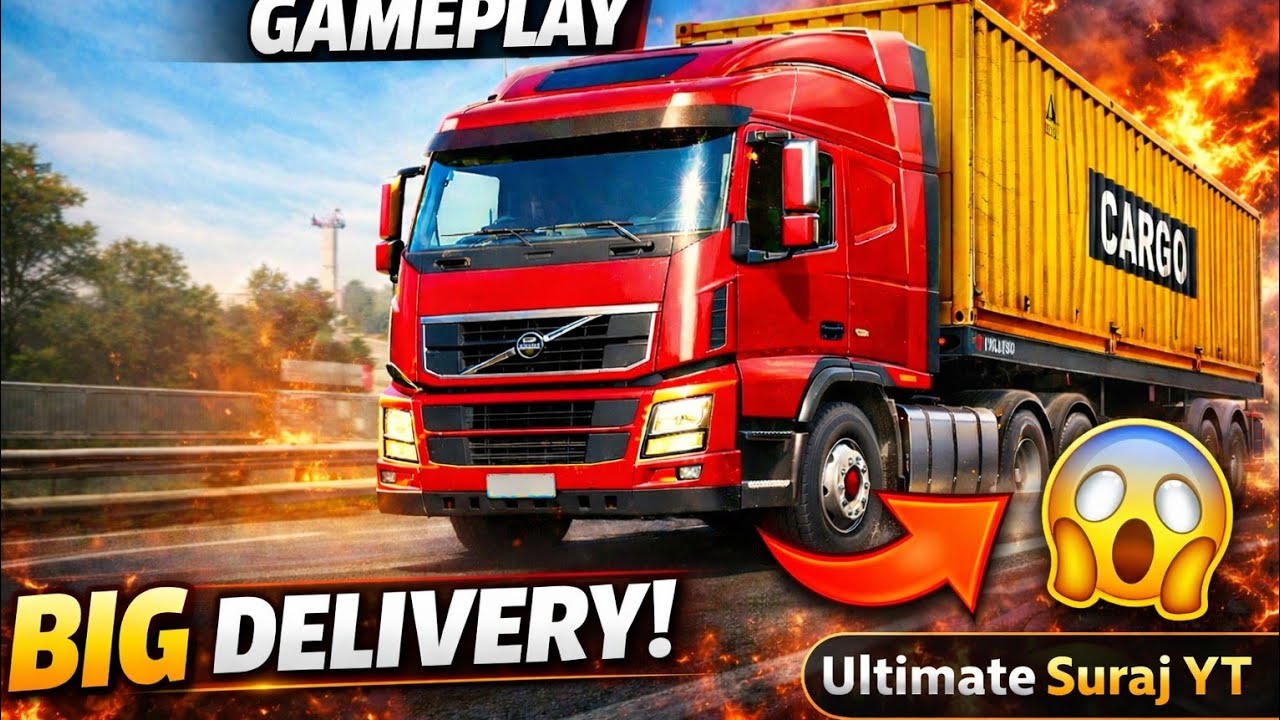 Realistic interior after decoration-DLC MOD MB AMG Truck Simulator :Ultimate gameplay#surajgaming 