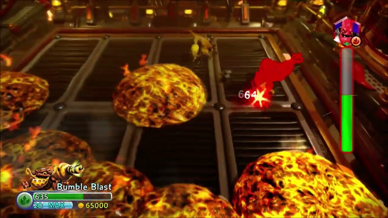 Skylanders Trap Team Chef Pepper Jack Boss Battle with Bumble Blast (Nightmare Mode)