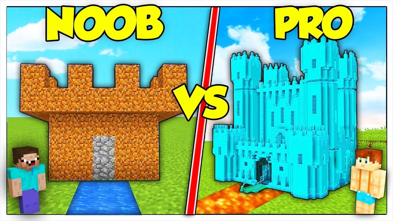 CASTELLO NOOB CONTRO CASTELLO PRO! - Minecraft ITA