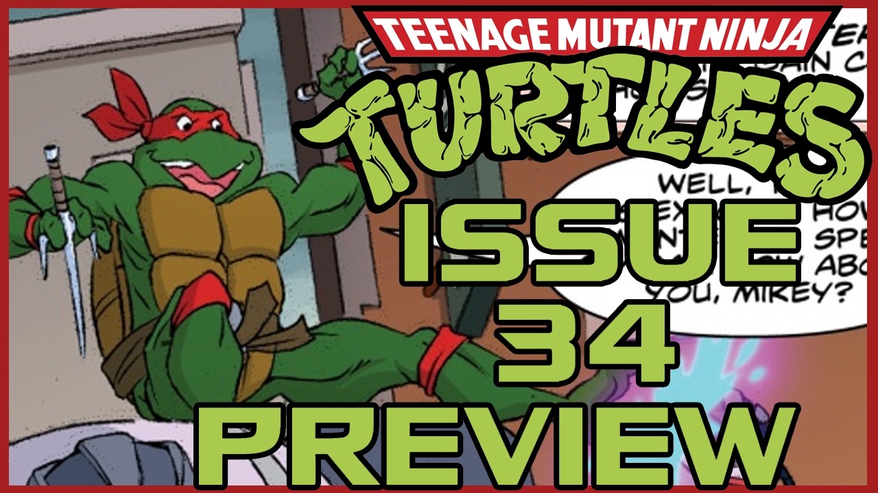 ninja turtles Saturday morning adventures issue 34 preview