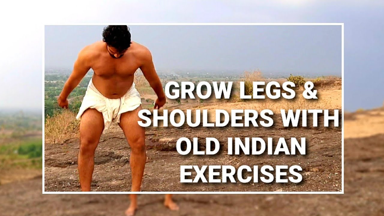 Muscle Building with Old Indian Exercises| Legs & Shoulders