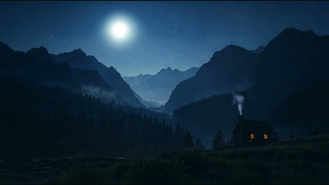Tropical Night Rain Ambience – Moonlit Jungle for Deep Sleep & Relaxation