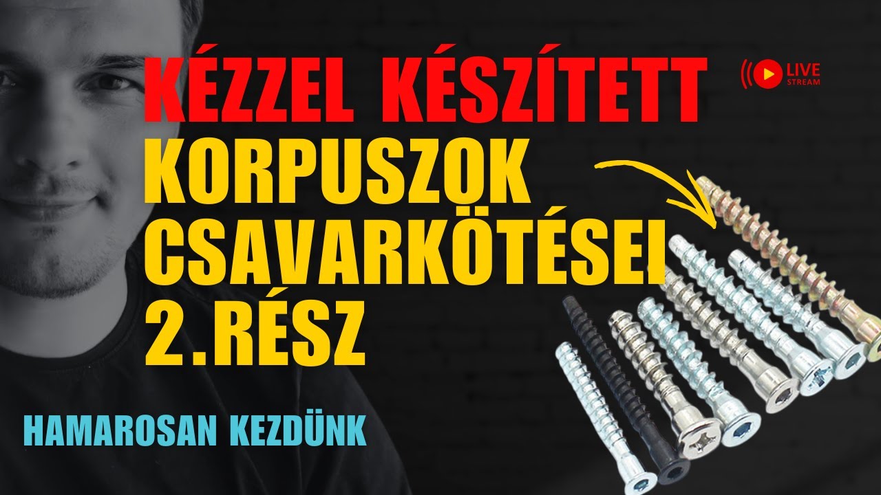 Kézzel készített korpuszok (konyhák és gardróbok) csavarkötései 2.rész #barkácsolás #diy #bútor