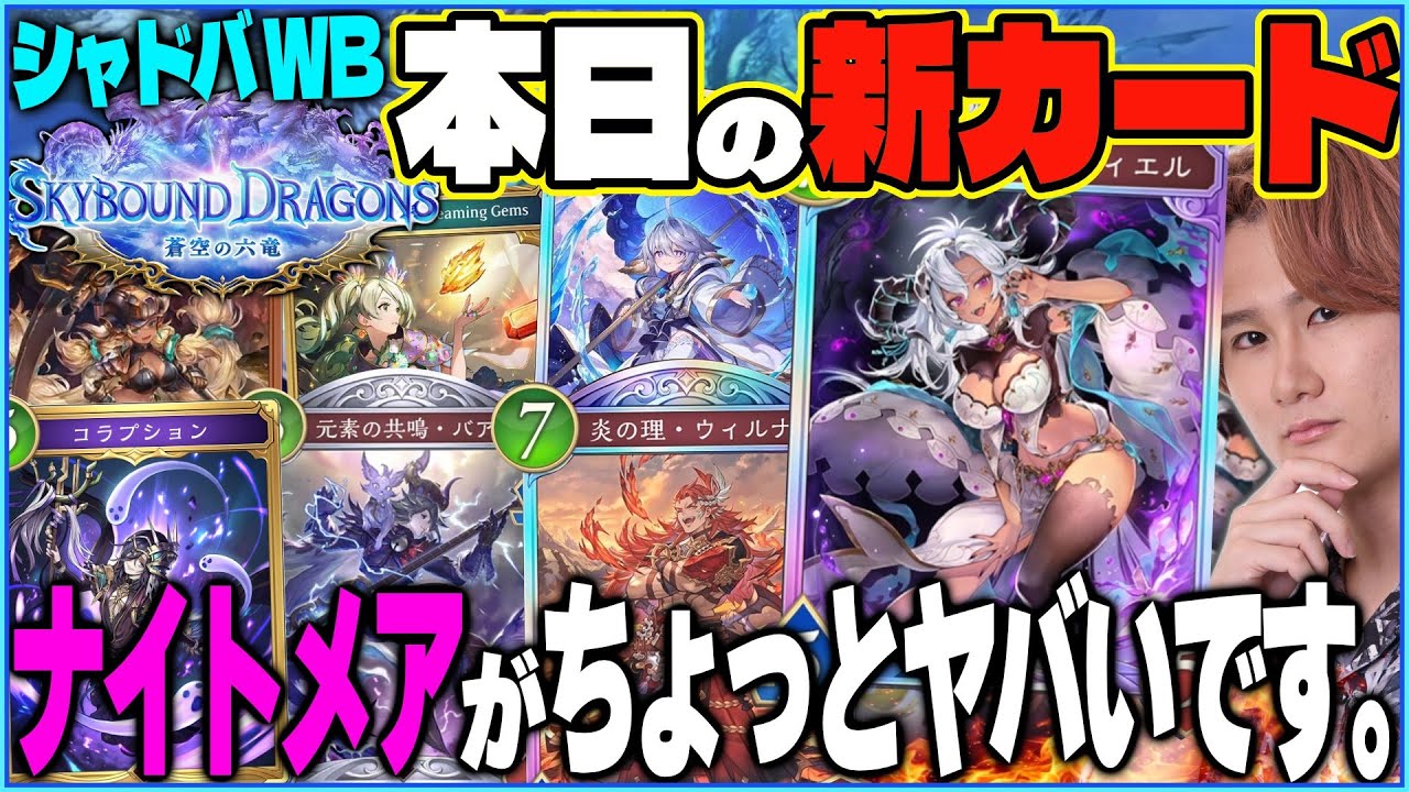 本日の新カード！環境が変わる！ナイトメア激やばカード追加！