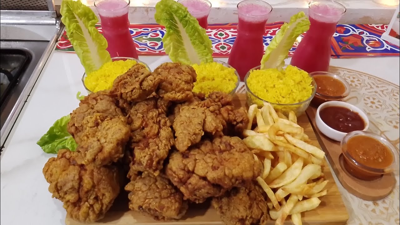 بروست الدجاج المقرمش بطريقة المطاعم 🥰👌🏻