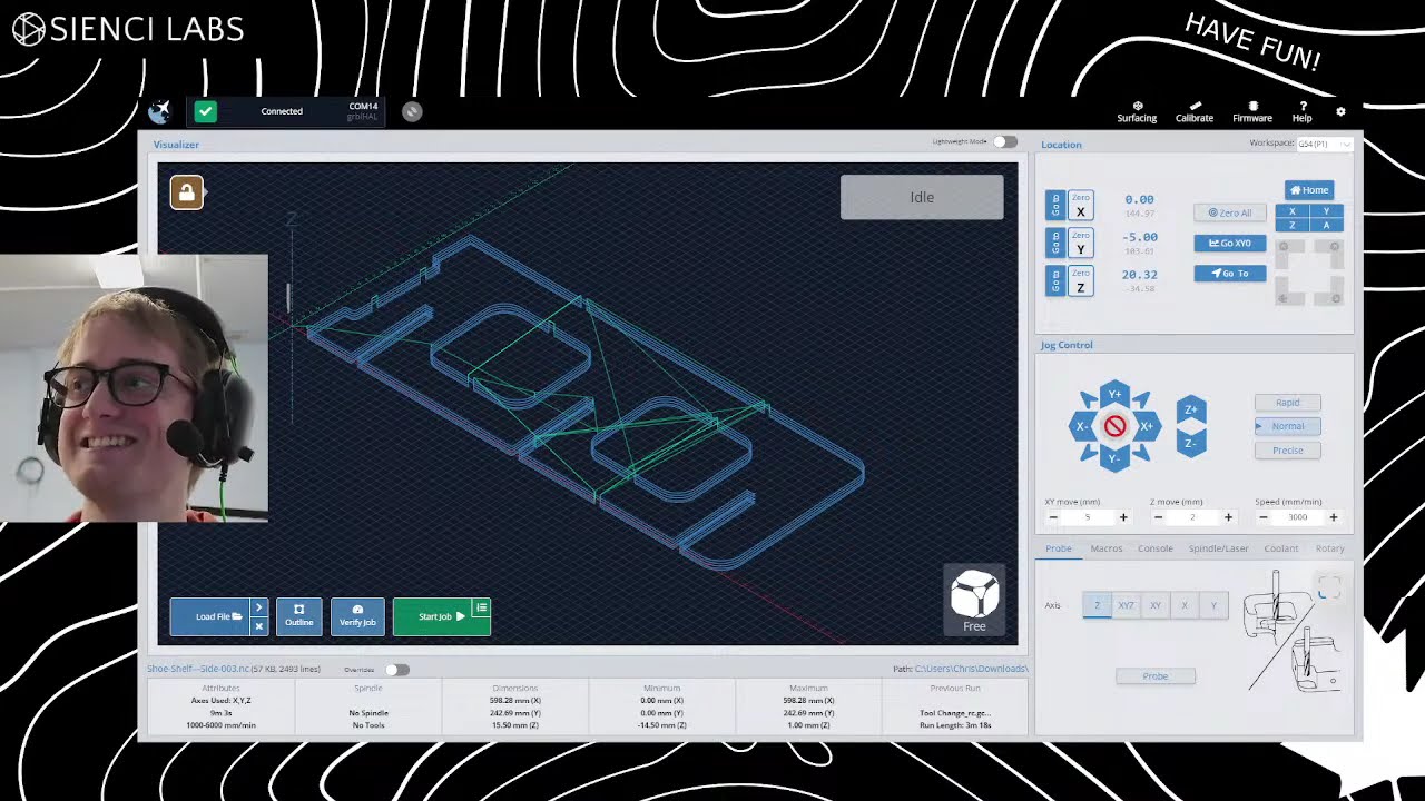 Chris the CNC Doctor to help with issues and show gSender features