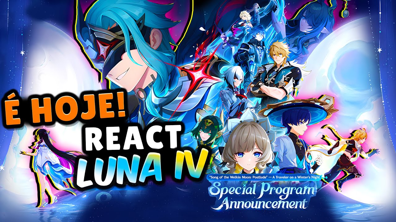 🔴 COLUMBINA FINALMENTE! ✨ React do Programa Especial da Luna 4 ou 6.3 de Genshin Impact