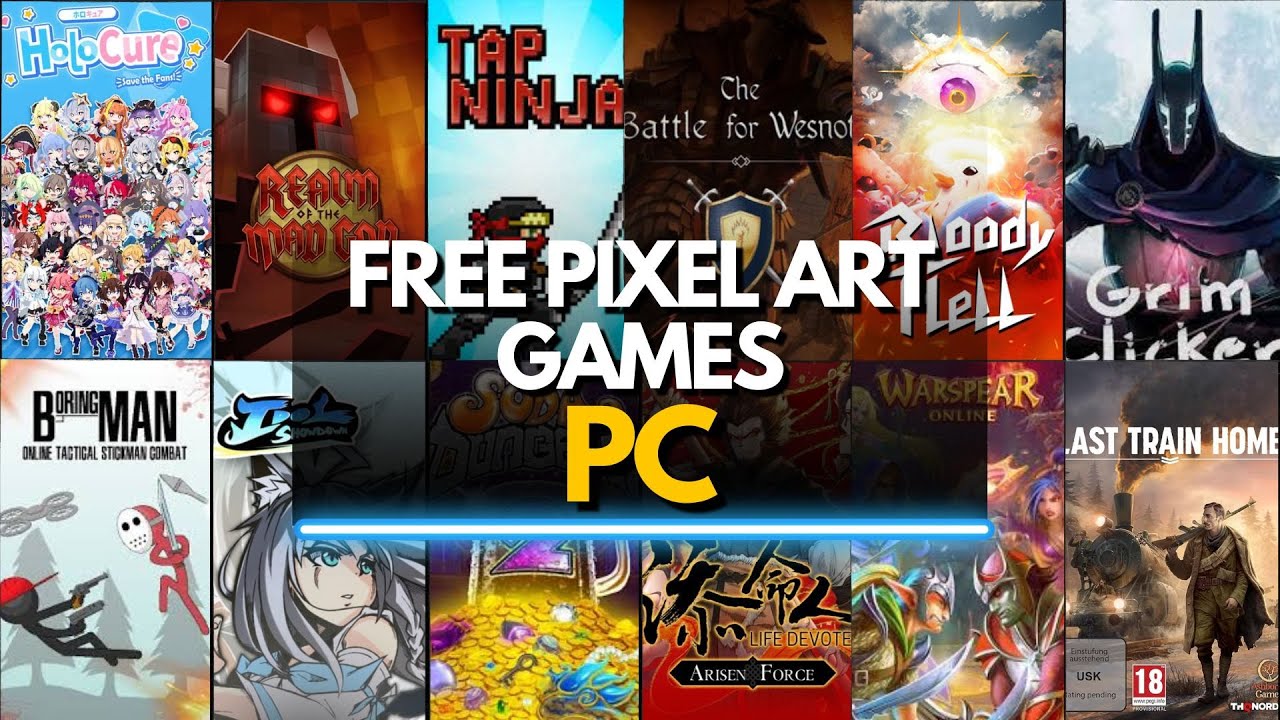 TOP 20 BEST FREE PIXEL ART GAMES FOR PC You Need to Play in 2025!