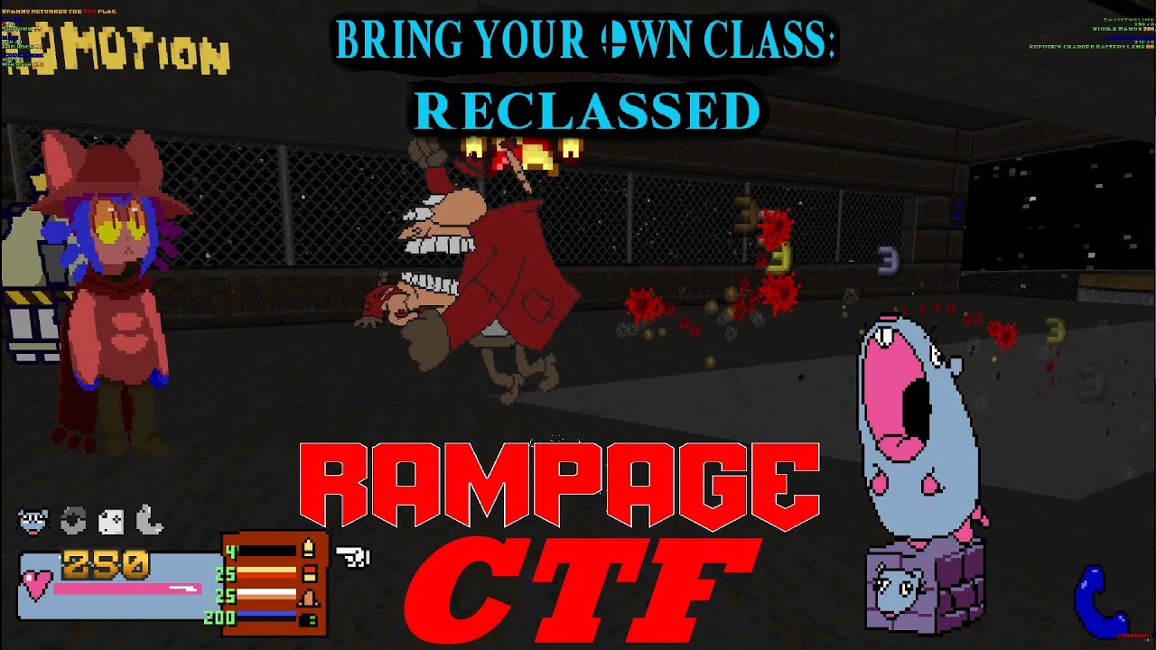 [Zandronum] Episode 189: BYOC Reclassed + Rampage CTF  - Capture The Flag 4!