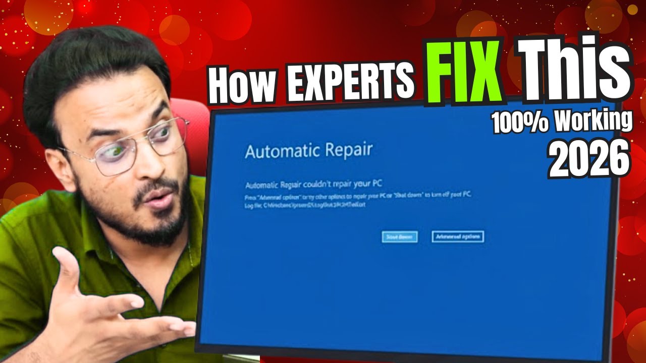 Stuck in Automatic Repair BLUE SCREEN? Fix It WITHOUT Formatting