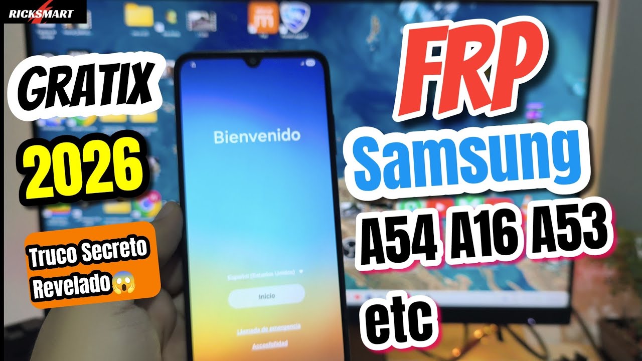FRP Nuevo 2026 Como eliminar cuenta Google Samsung A16 A54 A53 Bypass Android 16