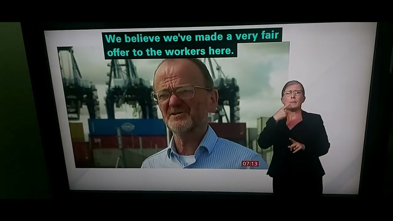 Felixstowe Dock Workers at Britain's largest container port on strike for 1st time in 30 yrs - pay!!