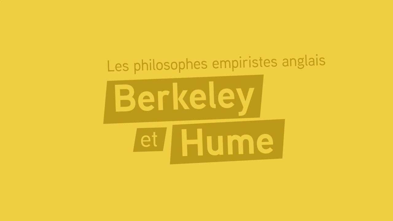 Les philosophes empiristes anglais - Georges Berkeley et David Hume - Jeudis Philo