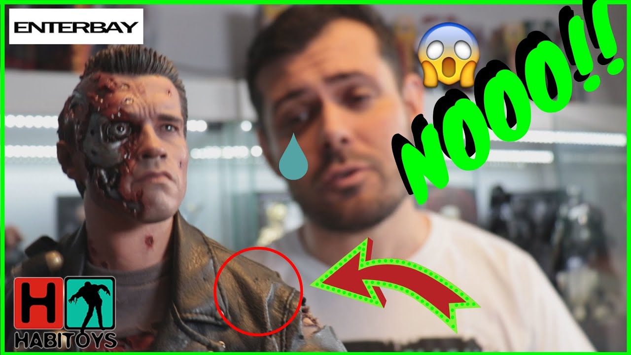 DETERIORADO 😨 LUEGO DE UN AÑO!!! T-800 ENTERBAY 1/4 - Habi Toys