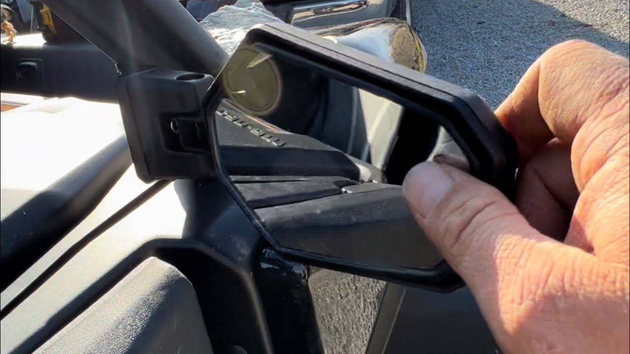 Mirror install 2022 Commander Xt 1000r