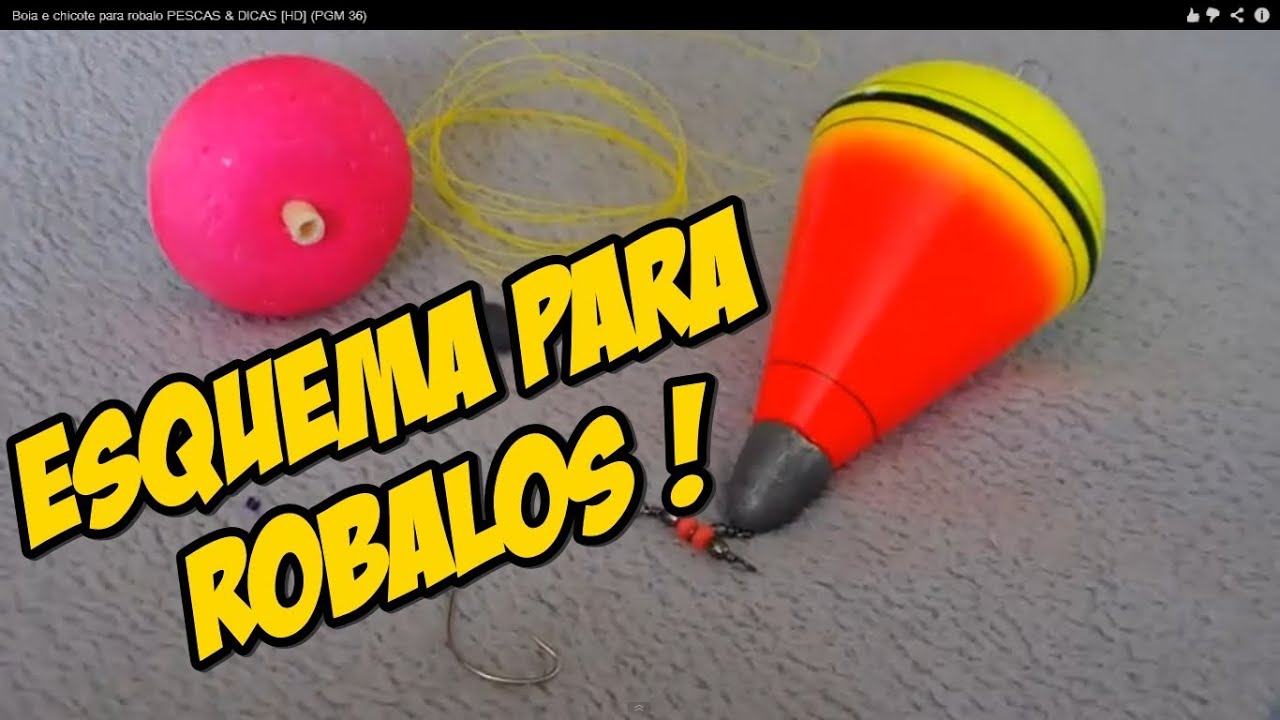 Boia e chicote para robalo PESCAS & DICAS [HD] (PGM 36)