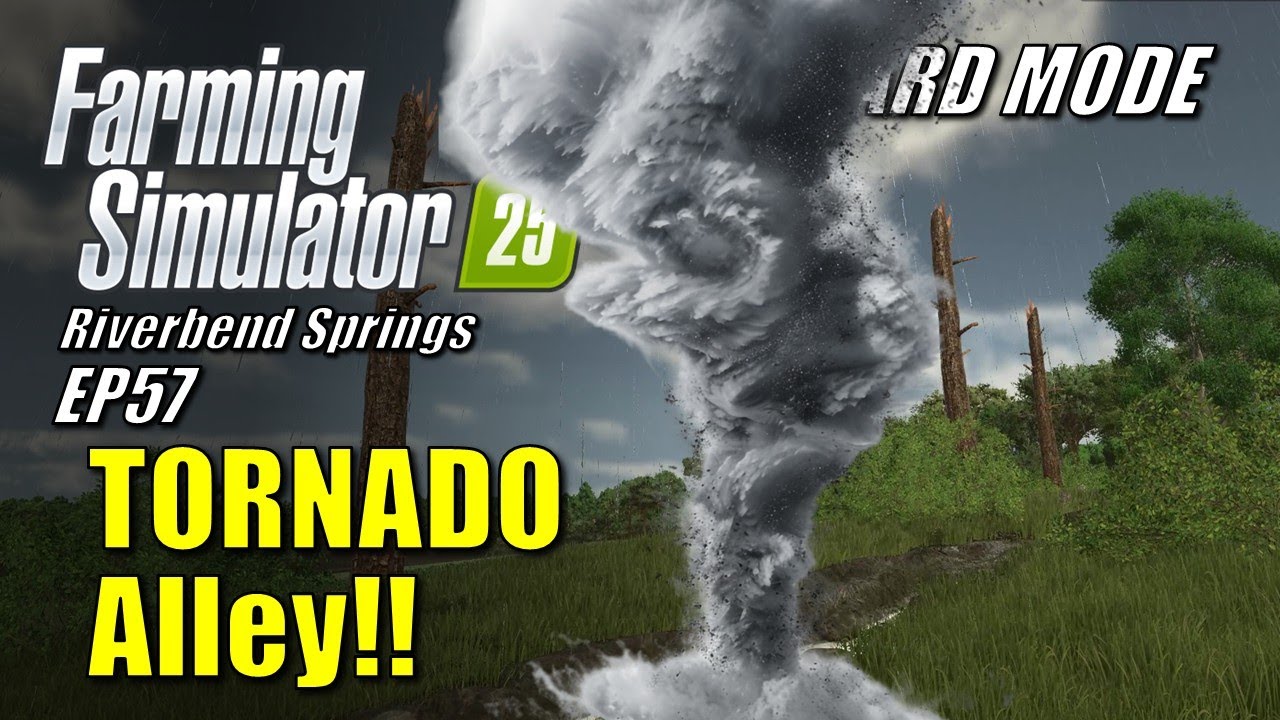 Farming Simulator 25 - EP57 - Tornado Damage! | Survival Challenge Hard Mode | Riverbend Springs