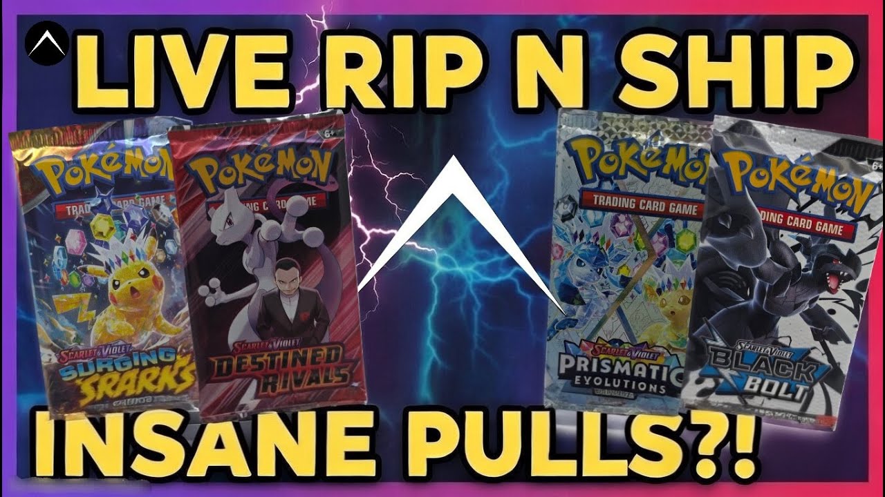 POKEMON PACK RIPS #Pokemon #pokemontcg #tcg #ripandship #tradingcards @live @tradingcards