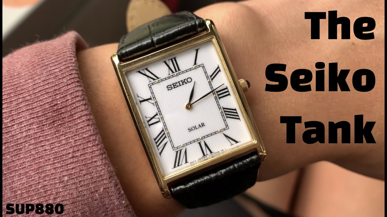 [Seiko] Tank SUP880 - Unboxing