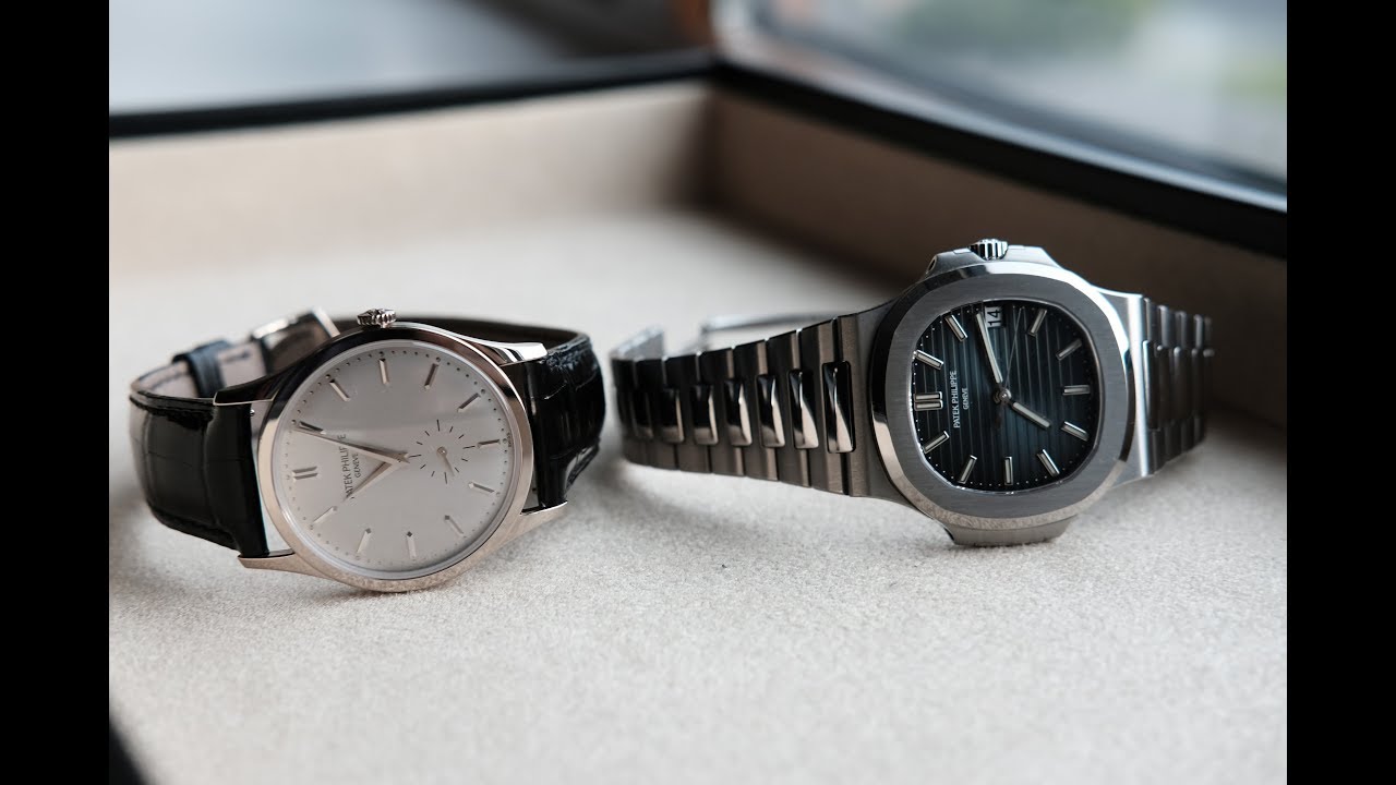 Two Watch Collection -Patek Nautilus and Calatrava