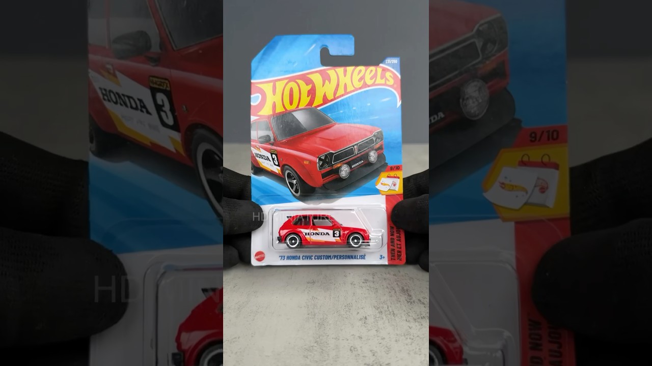 🔥 Hot Wheels 2025 M Case &ndash; &rsquo;73 Honda Civic Custom | JDM Legend in Miniature! 🚗💨
