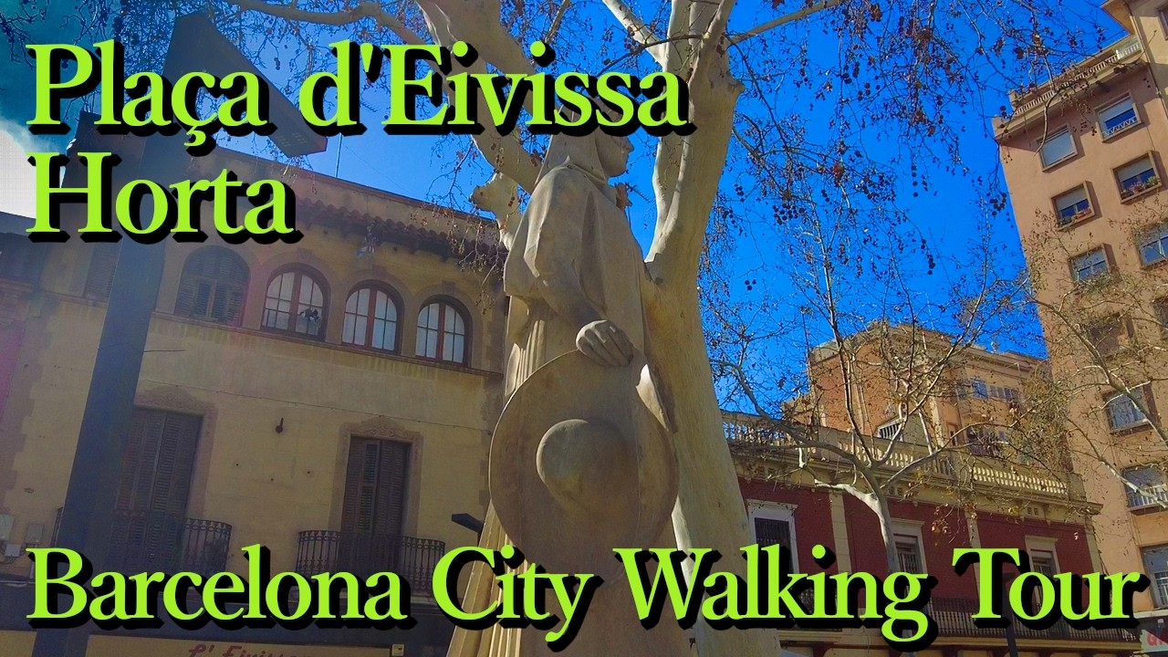 Plaça d'Eivissa, Horta (Barcelona, Catalonia) Spain #relaxation