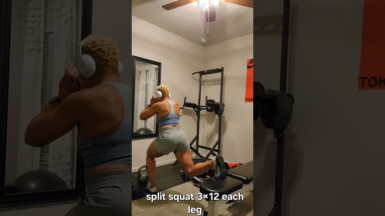 Lower Body workout at home without weights! #fitness #exercise #nogymrequired #getMEright