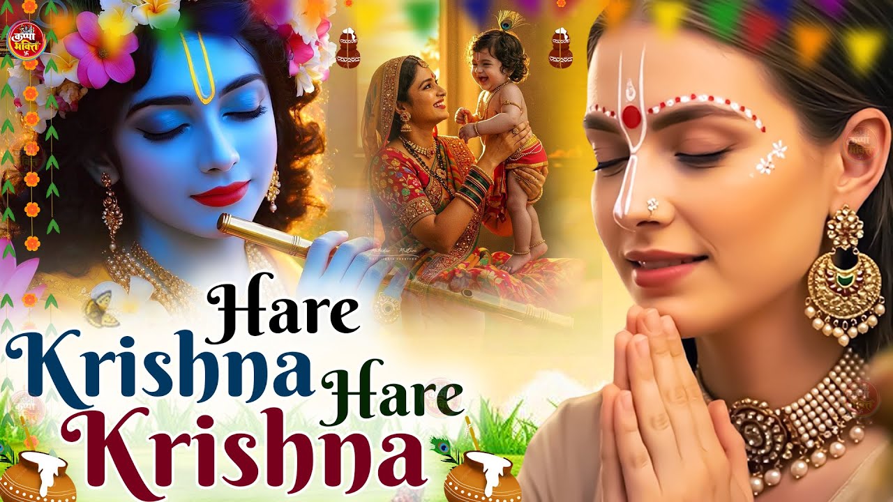 Hare Krishna Hare Krishna | Radha Krishna Bhajan | Janmashtami Special 2025 | 4K Video