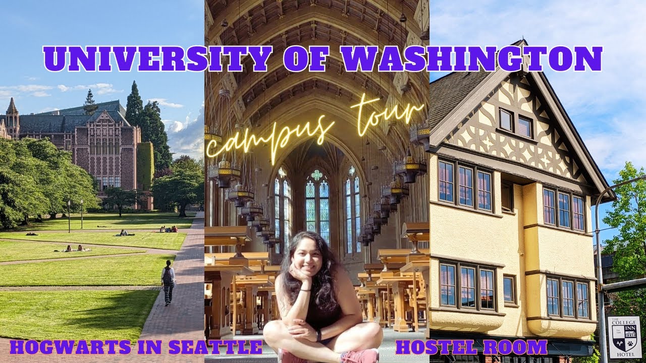 Campus Tour | University of Washington | Seattle | Hogwarts Library | Hostel