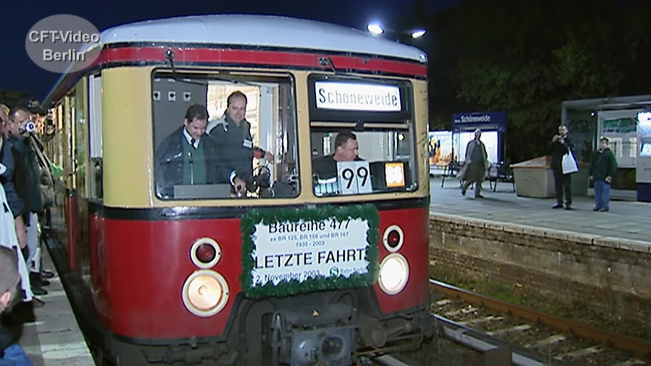 Vor 20 Jahren - die letzte Altbaubaureihe der Berliner S-Bahn geht in den Ruhestand