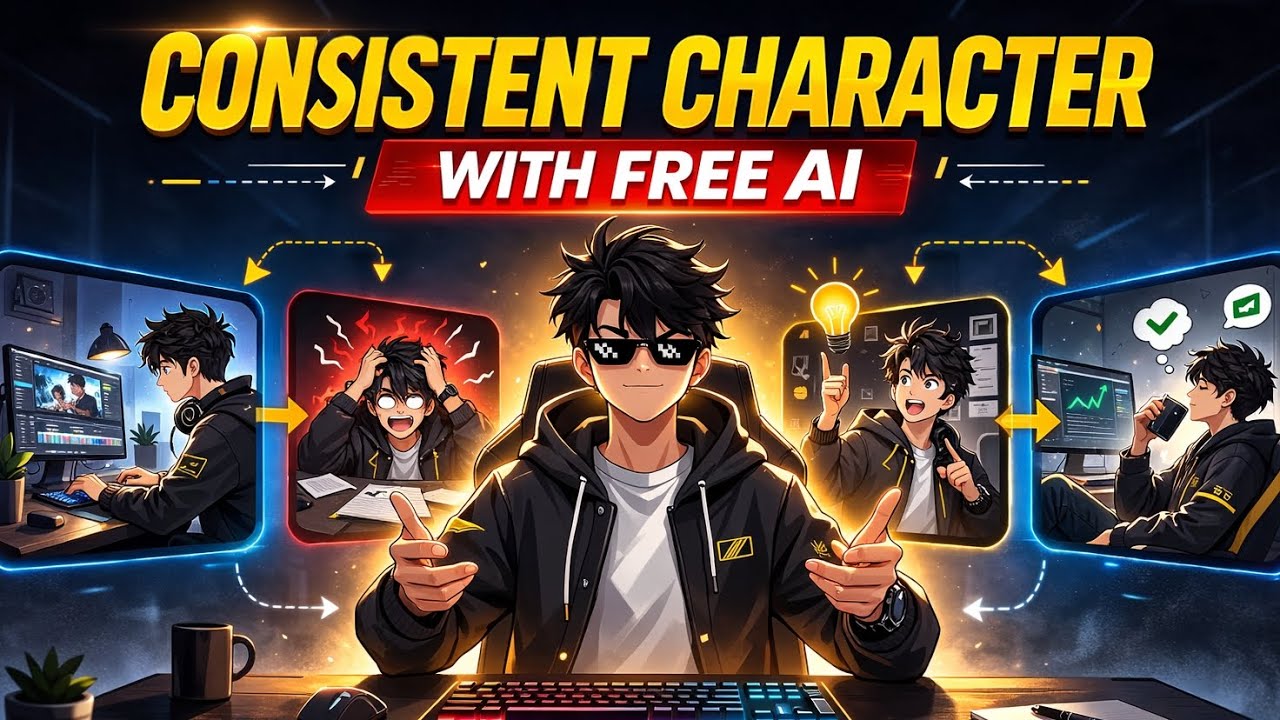 Make Your Own AI Avatar in Unlimited Poses (100% FREE) 😱 #AlAvatar #FreeAvatar