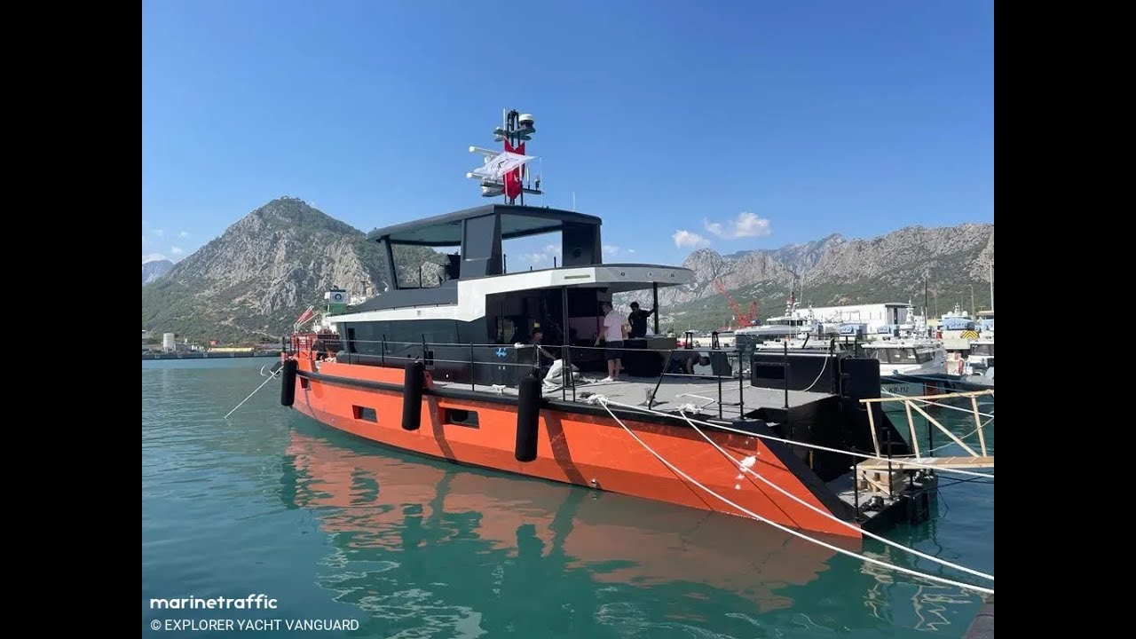 Explorer Yacht   Vanguard Sea Trial Commentary Video: