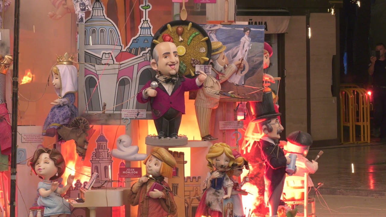 Cremà falla municipal infantil. #Falles 2021