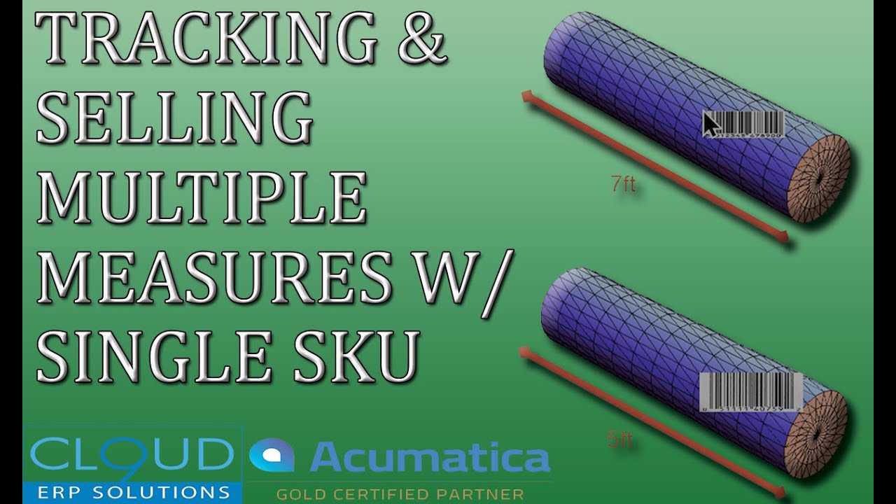 Tracking measures of different length using the same SKU in Acumatica ERP