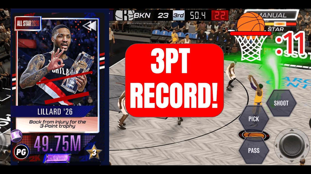 👌 Moments Damian Lillard BREAKS THE 3PT RECORD!