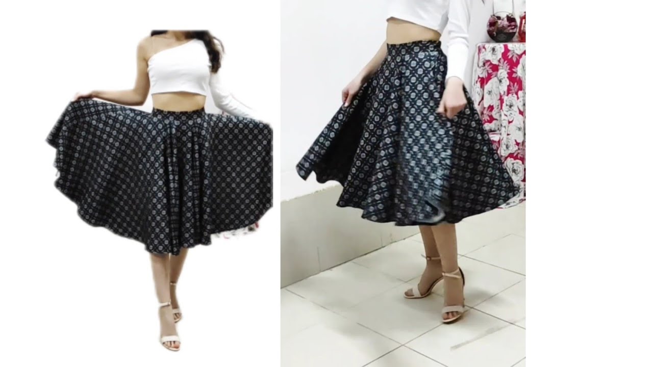 Вырежьте и сшейте за 5 минут.. DOUBLE EASY DOUBLE CLOSE SKIRT крой и шитье .. @Zeliş'in Stitch