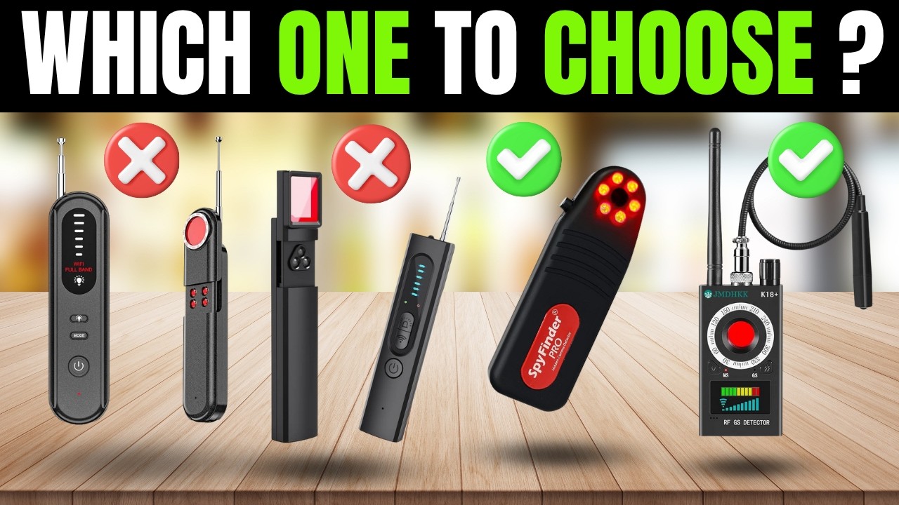 ✅ 7 BEST Hidden Camera Detectors on Amazon [2026] 🔍 Anti Spy Camera Finder Devices for Travel Review