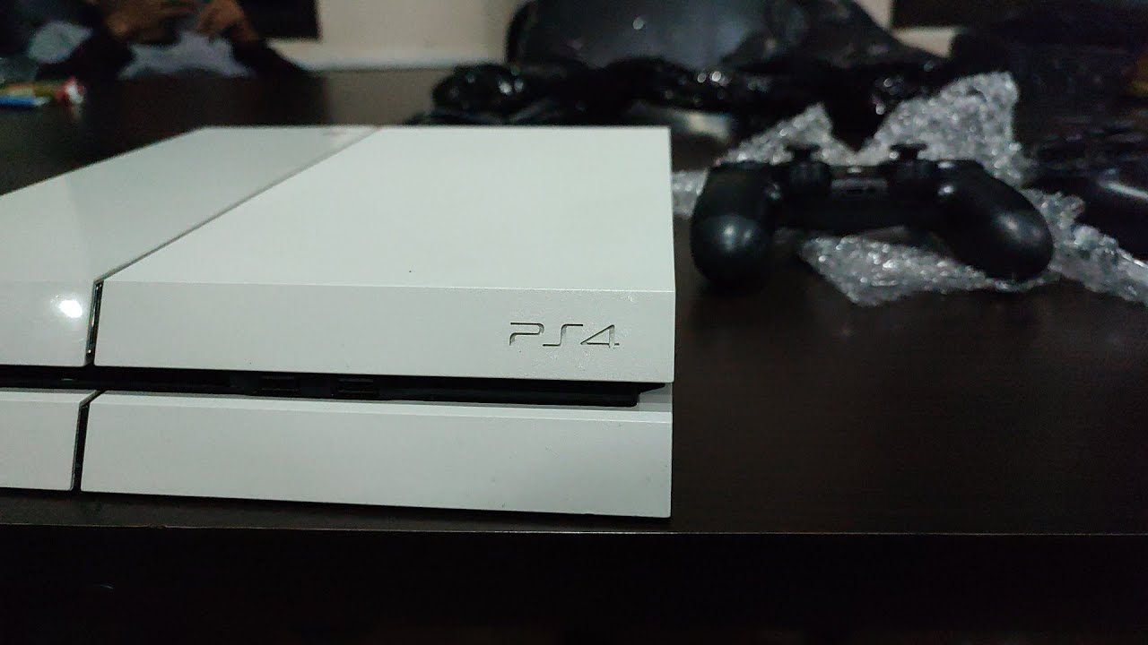 UNBOXING.... playstation 4 FAT (white)