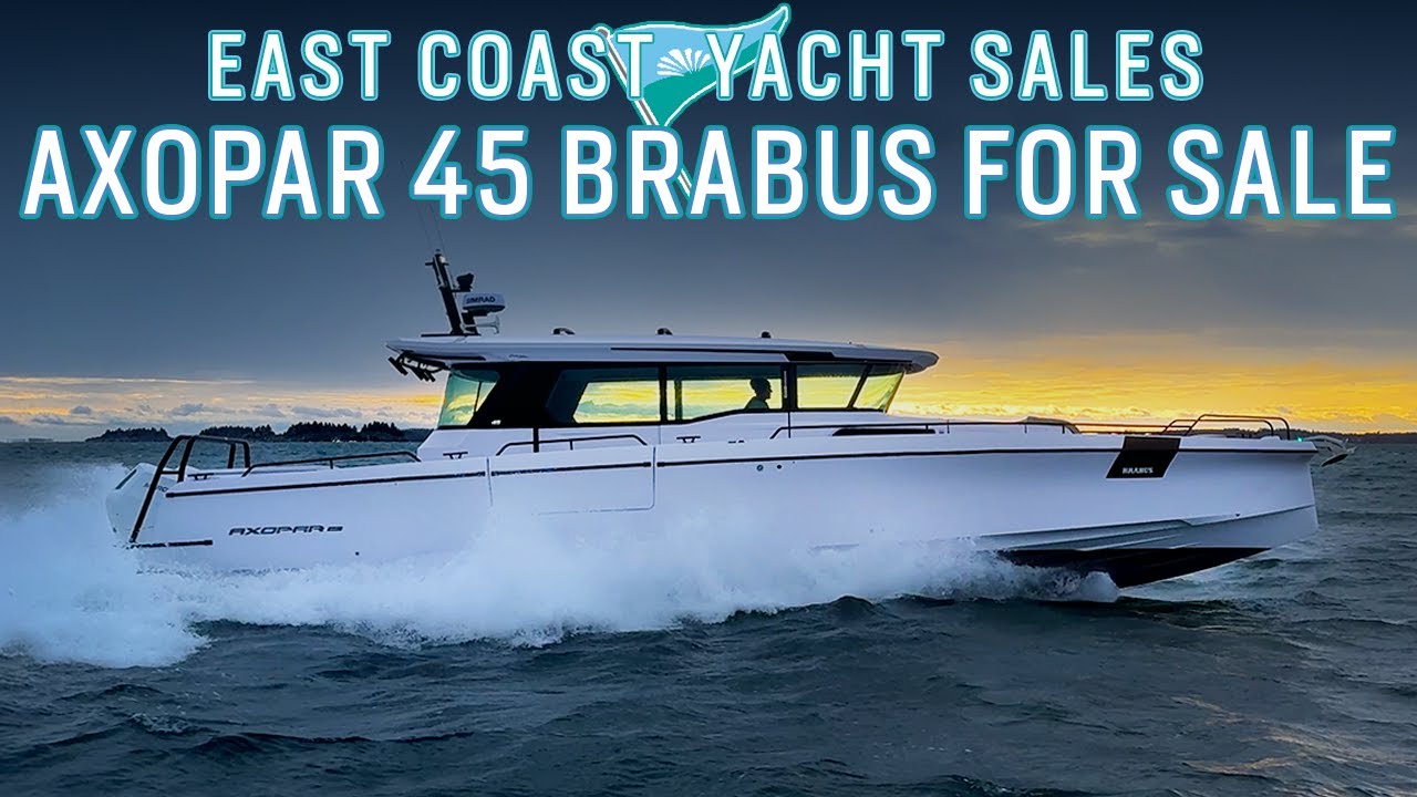 НОВЫЙ Axopar 45 с двигателем BRABUS продаётся [$998,428] — Обзор