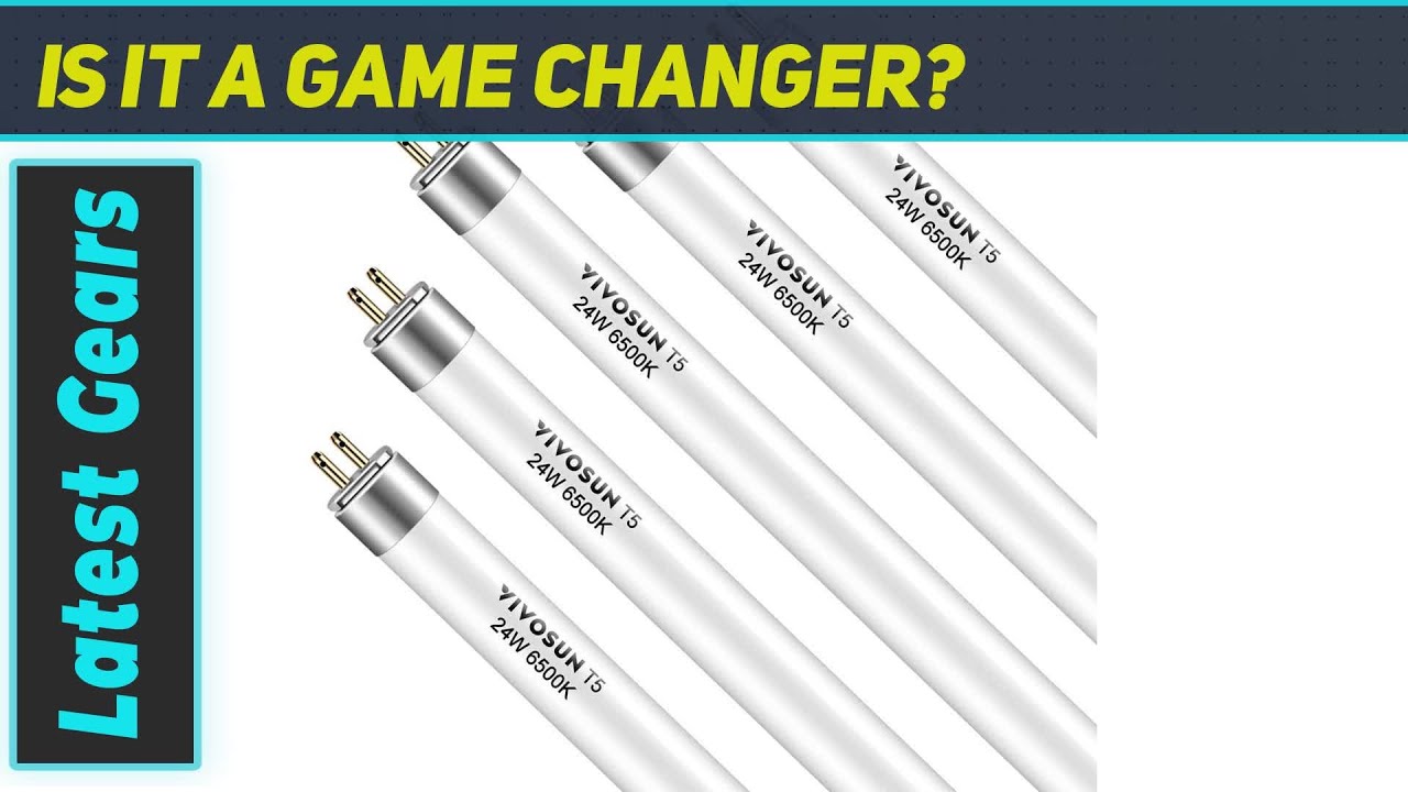 VIVOSUN T5 Grow Light Bulbs 2 Ft 22 Inches: Best Fluorescent Lights for Indoor Plants?