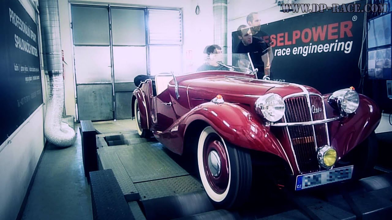 1937 Roadster Aero 30 1.0 30PS : DYNO RUN - DIESELPOWER - dyno tuning: www.dp-race.com