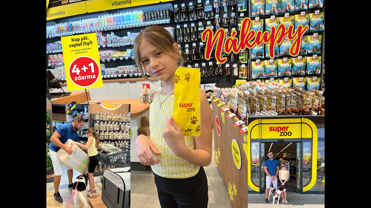 ZuzuTV FAMILY VLOG - JISKRA NAKUPUJE V SUPERZOO 💛🤎