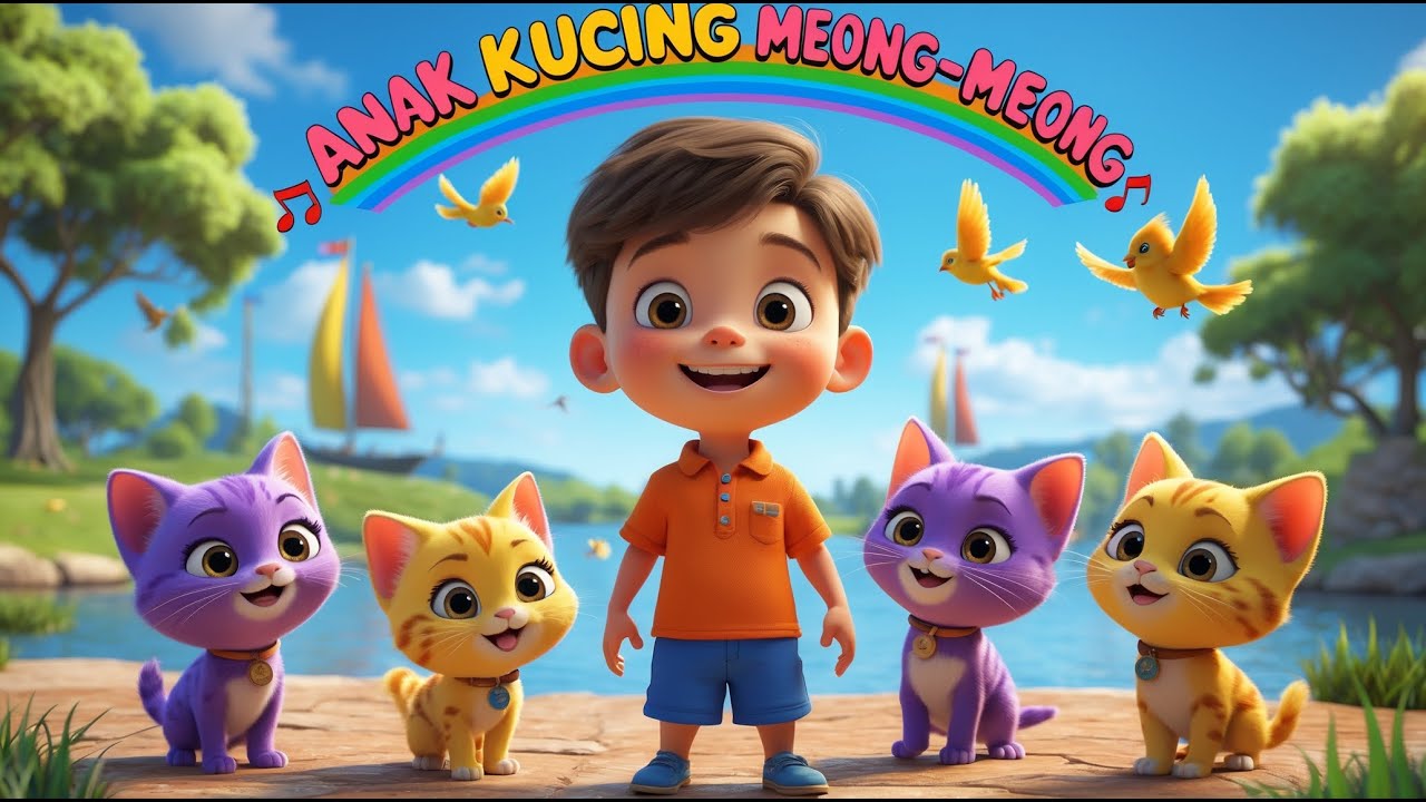 ANAK KUCING MEONG-MEONG - LAGU ANAK INDONESIA – LAGU BELAJAR DAN BERNYANYI | dony try kids