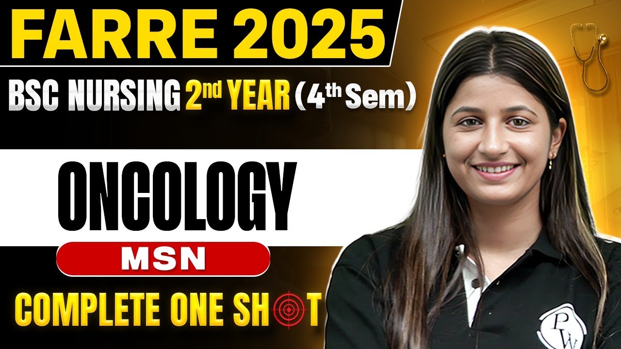 Oncology Bsc Nursing 2nd Year | MSN |  Farre Series For Bsc Nursing #bscnursing #bscnursing2ndyear