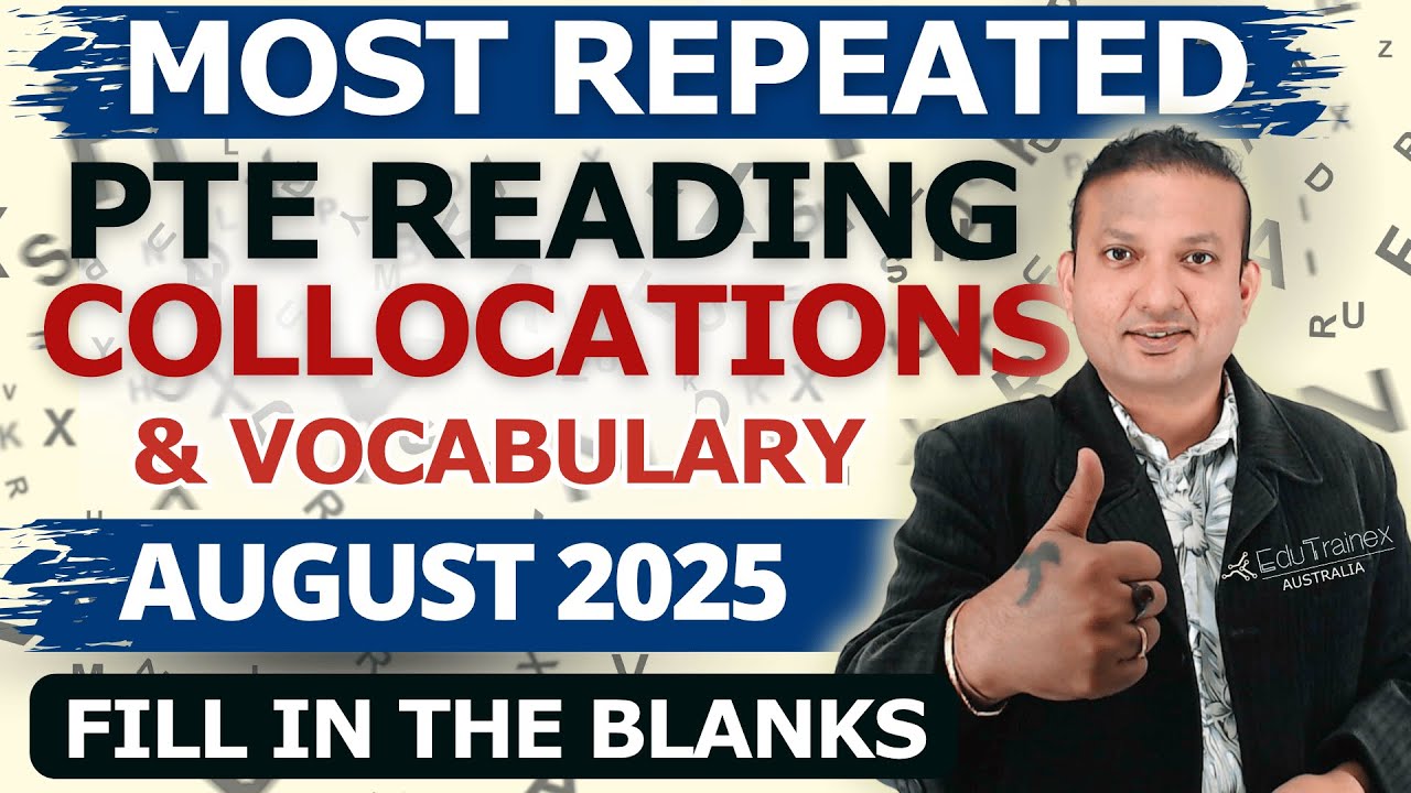 40 Vocabulary for Reading Fill in Blanks - Aug 2025 | Edutrainex PTE