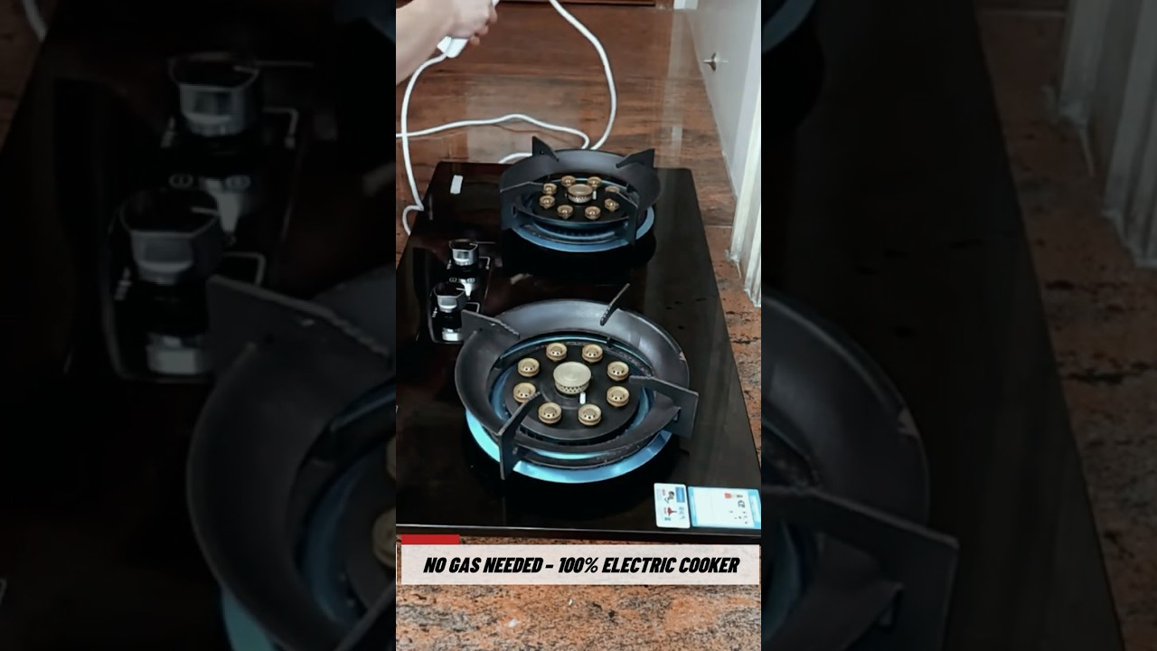 Portable Electric Stove &ndash; No Gas, Fast Heating & Works with Powerbank!