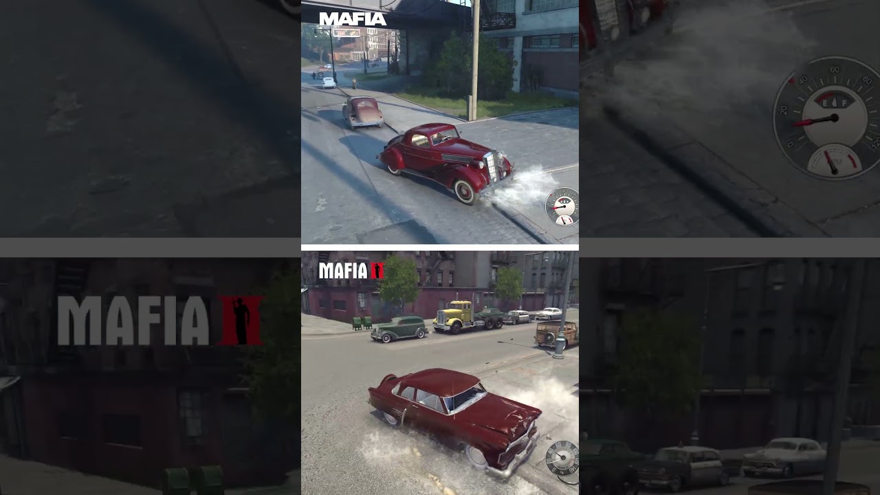 Mafia vs. Mafia II Physics Effect Showdown #Mafia #Mafia2 #MafiaTheOldCountry