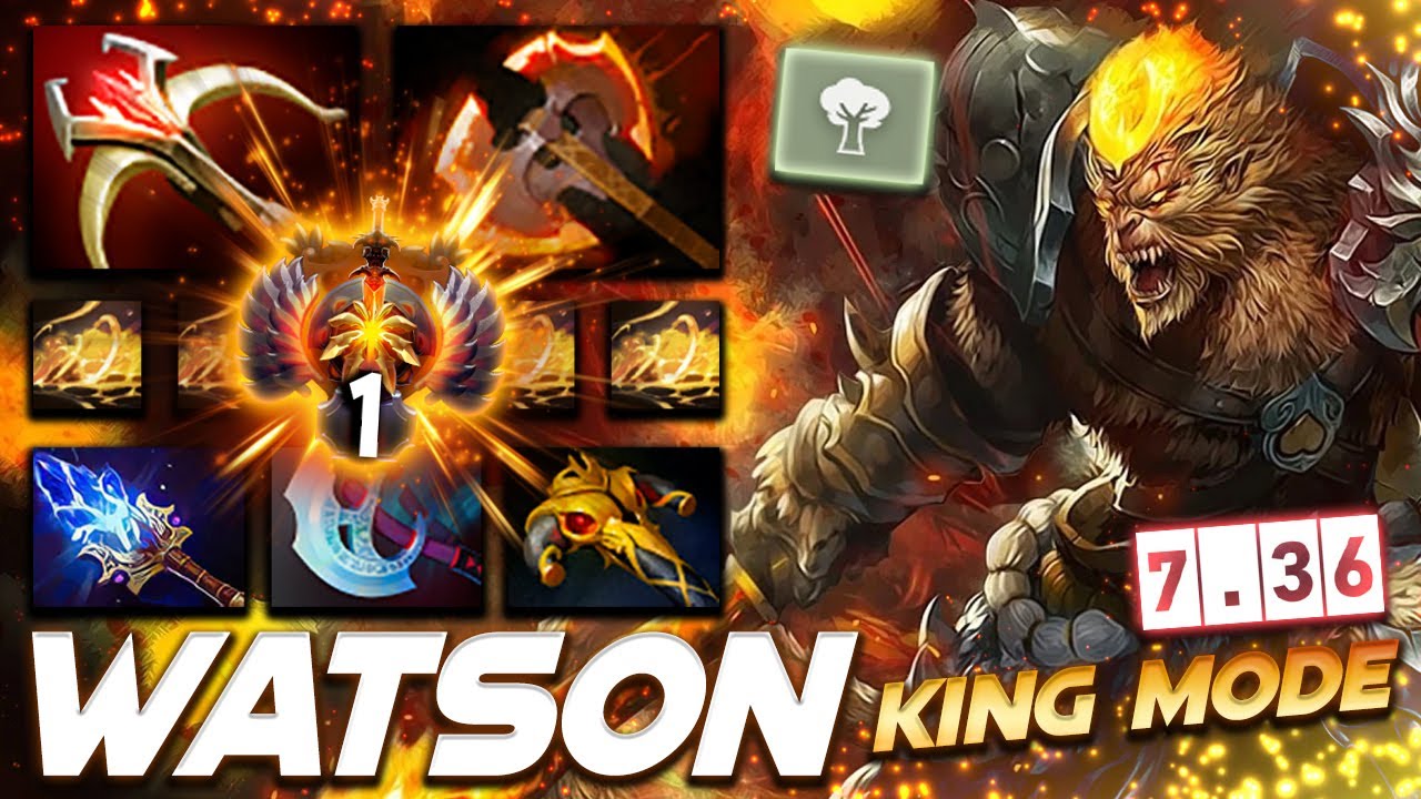 Watson Monkey King Kong Mode Top 1 Rank - Dota 2 Pro Gameplay [Watch & Learn]