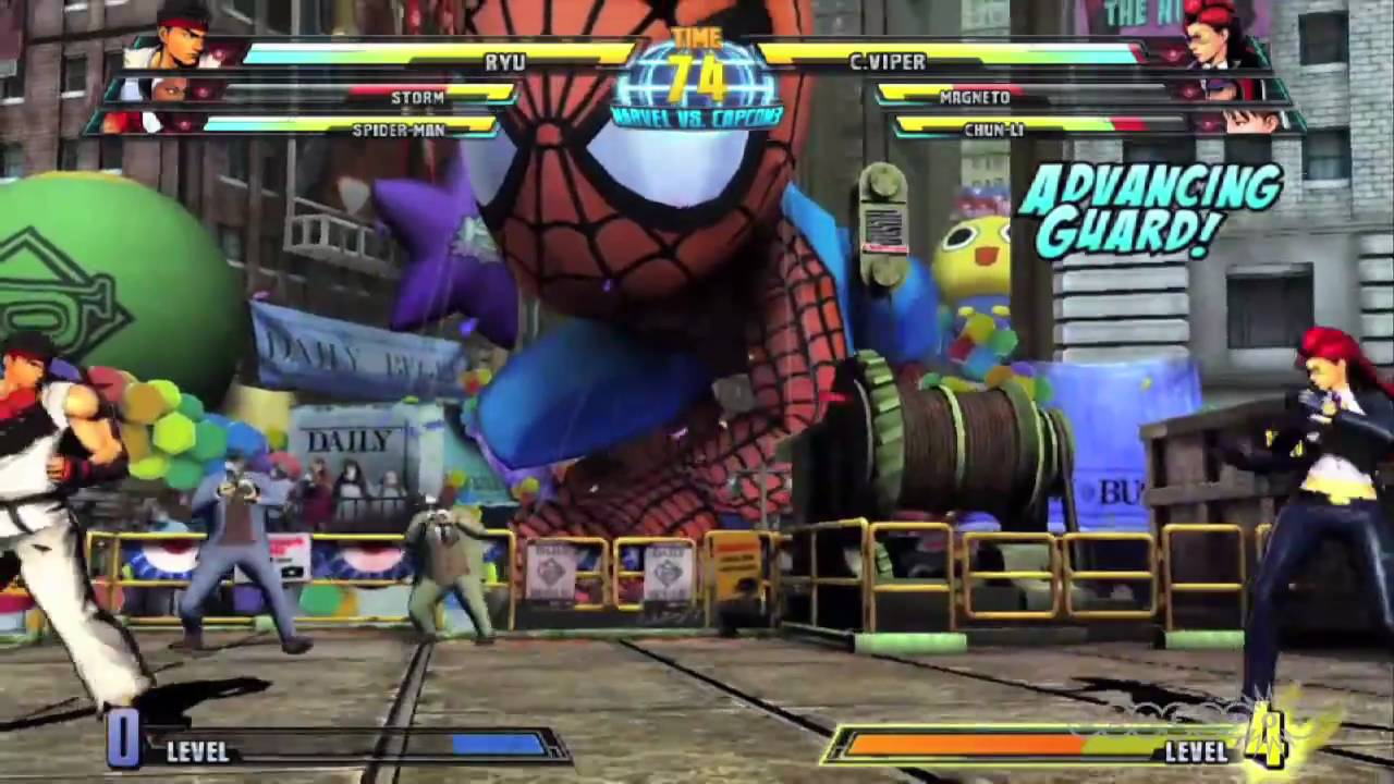 Marvel vs. Capcom 3: Fate of Two Worlds - Storm and C. Viper Gameplay 1